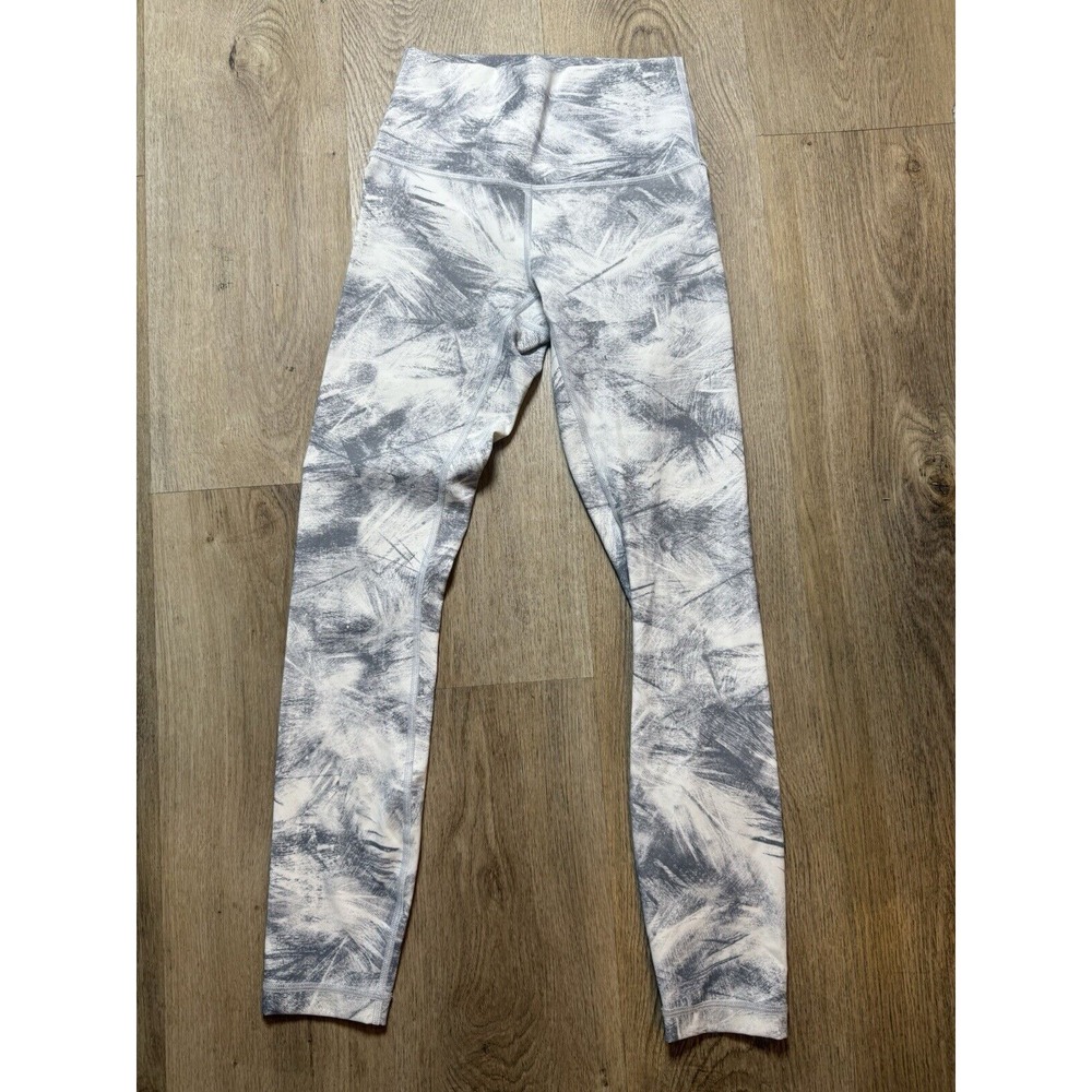 Lululemon Wunder Under High-Rise Leggings  "Breeze By Light‎ White" Size 2